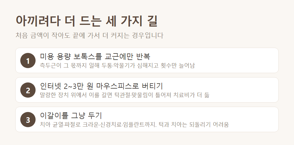 싼 보톡스가 결국 더 비싸지는 세 가지 길